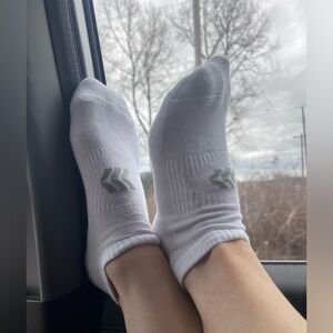 White Athletic Socks